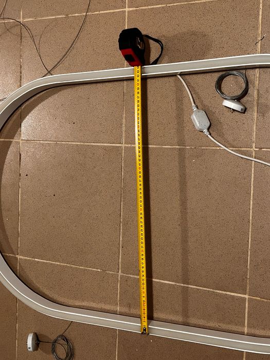 Vand corp de iluminat oval cu led