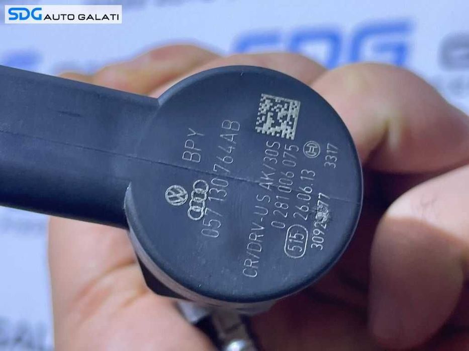 Rampa Presiune Injectoare cu Senzor Senzori Regulator Audi A3 8V 1.6 TDI 2013 - 2017 Cod 04L089D 057130764AB 0281006075 04L906054[S0302]