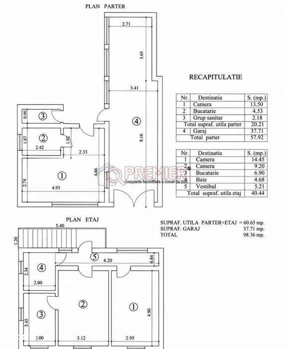 Teren 578 mp + Două imobile | Deschidere 20,3 ml | P+2E+M | Comision