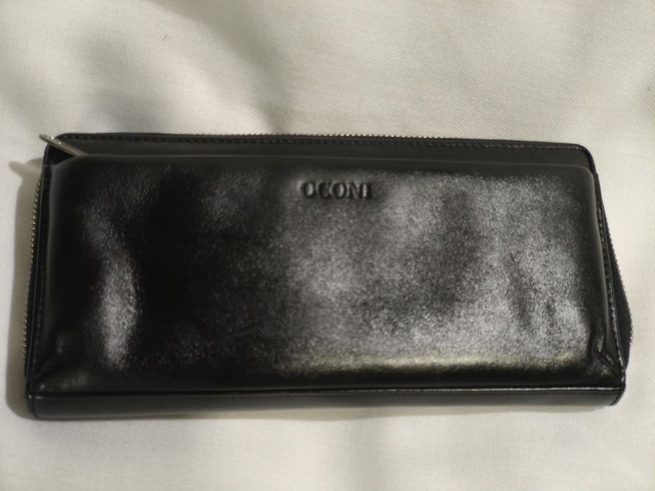 Oconi, дамски портфейл естествена кожа