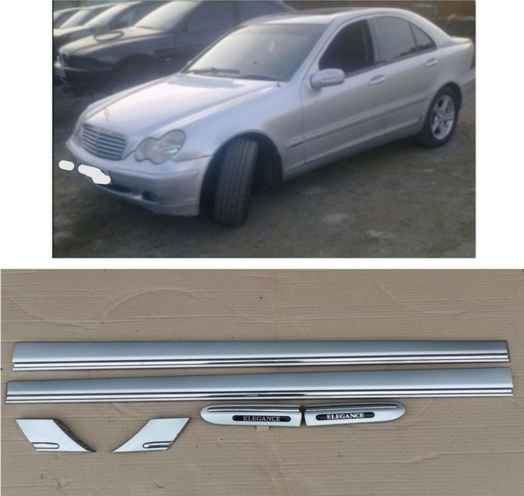 Bandou ornament crom ușa portiera mercedes c220 cdi  W203 elegance