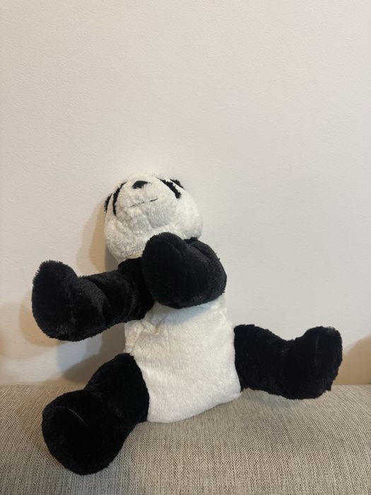 Jucărie din pluș Panda alb-negru, moale, pufos, 30 cm
