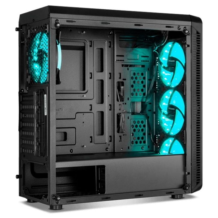 Carcasa pc gaming NOX Hummer TGM RGB Rainbow