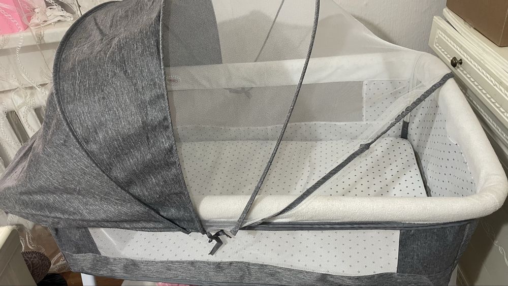 Люлька манеж приставной