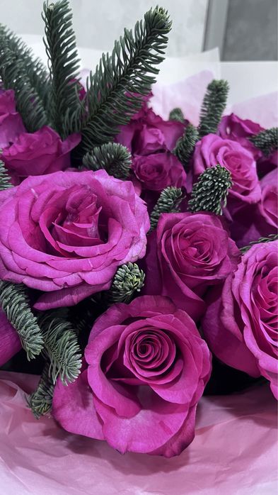 Роза большие букет