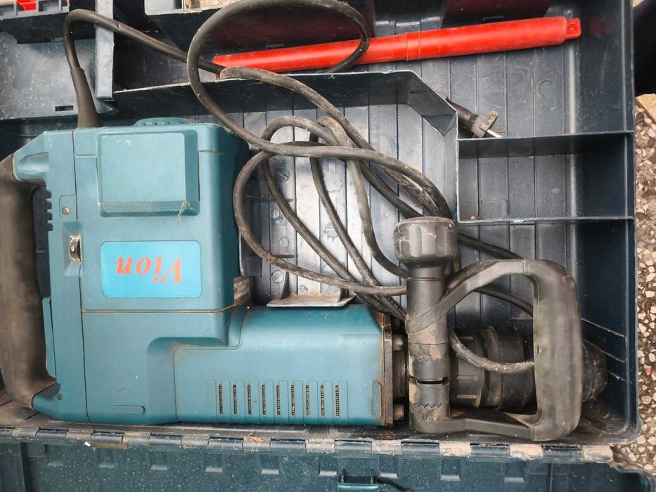 Къртач VION E11 1500W 25J с куфар | SDS-Max | Мощен къртач за бетон
