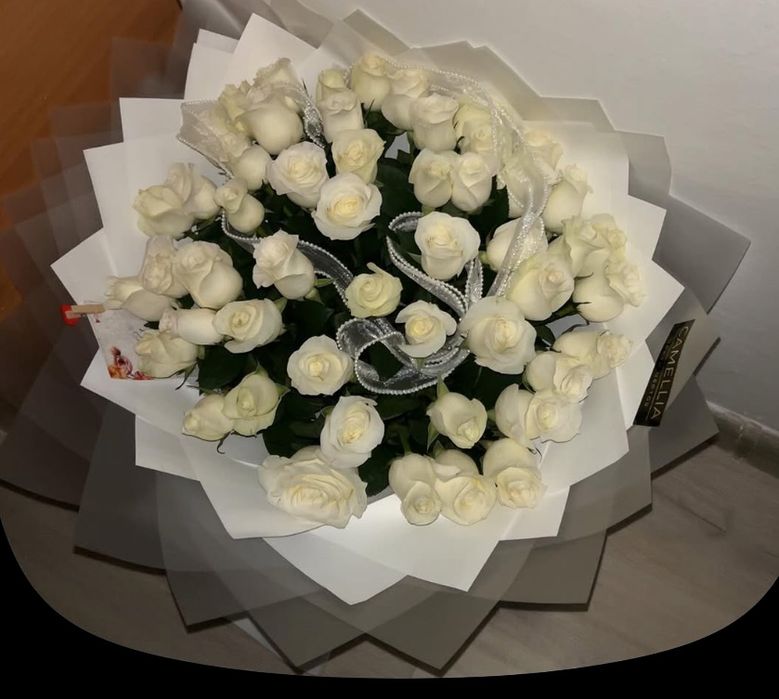 Букет цветы 51штук