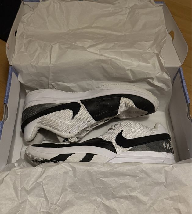 Баксетболни обувки Ja 1 White/Black - White