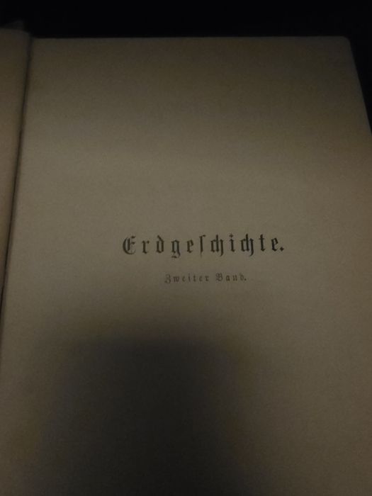 История на Земята Erdgeschichte от Мелхиор Ноймайер 1895