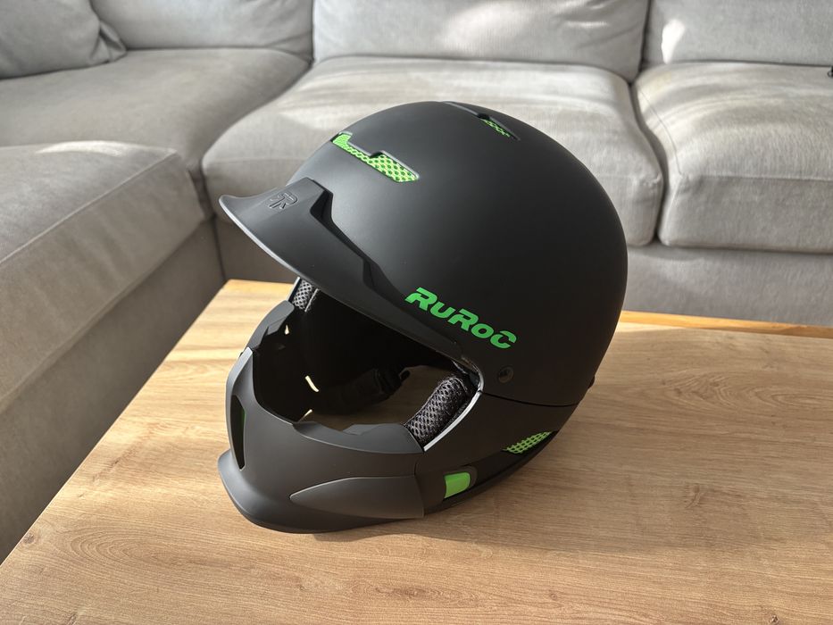 Casca Ruroc full face, model RG1-DX Black Viper