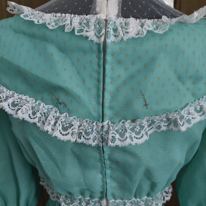 Rochie vintage verde deschis