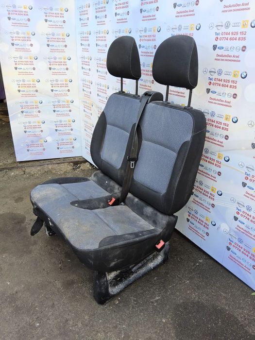 Bancheta Renault Trafic 2014-2020 Opel Vivaro Nissan nv300 Bancheta dubla fata Trafic 3