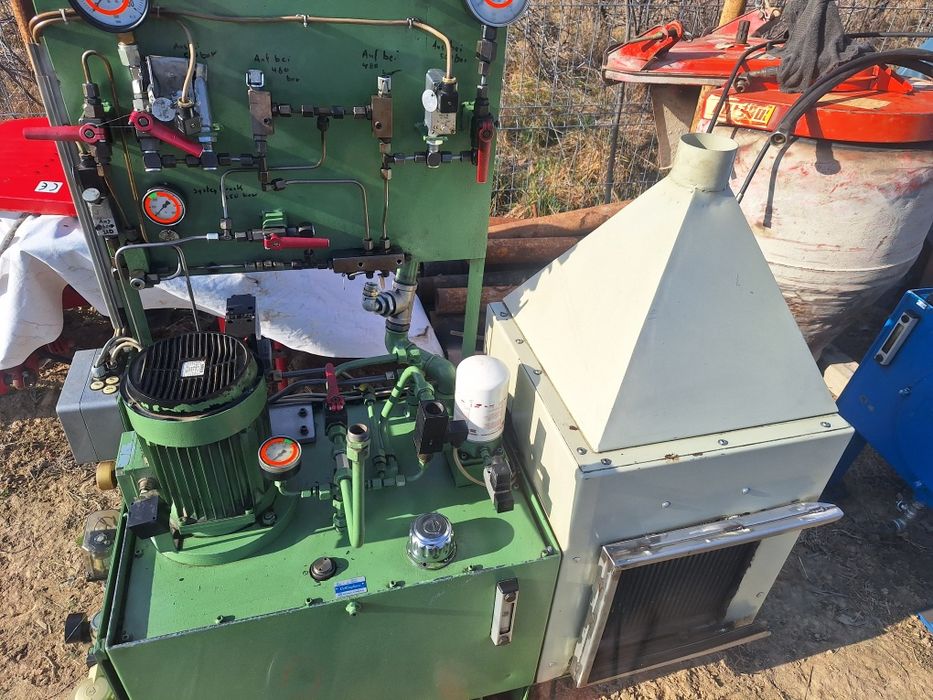 Presa gradina Unitate grup pompa instalatie sistem hidraulica hidrauli