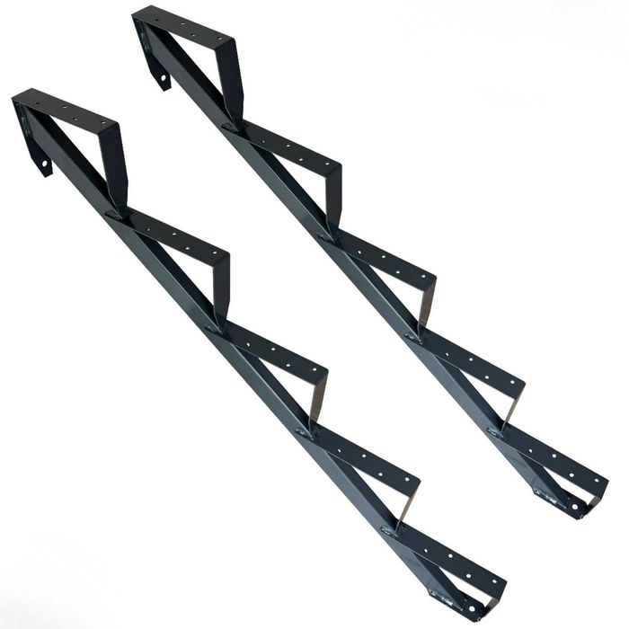 Метални носачи за стълби комплект (2 бр.) 2–6 стъпала | Стандарт и Премиум