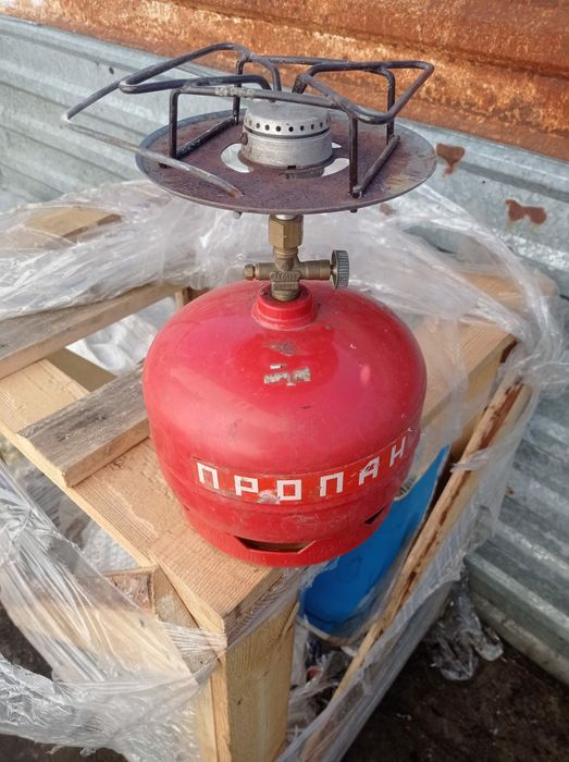 Продам газбалон с комфоркой