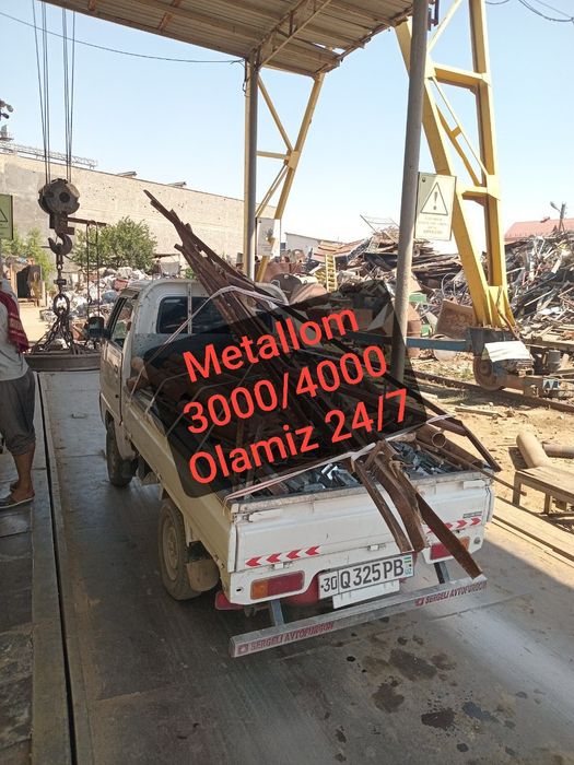 Металлом  перерободка Самовывоз металом. б/у Metallom olamiz. 24/7