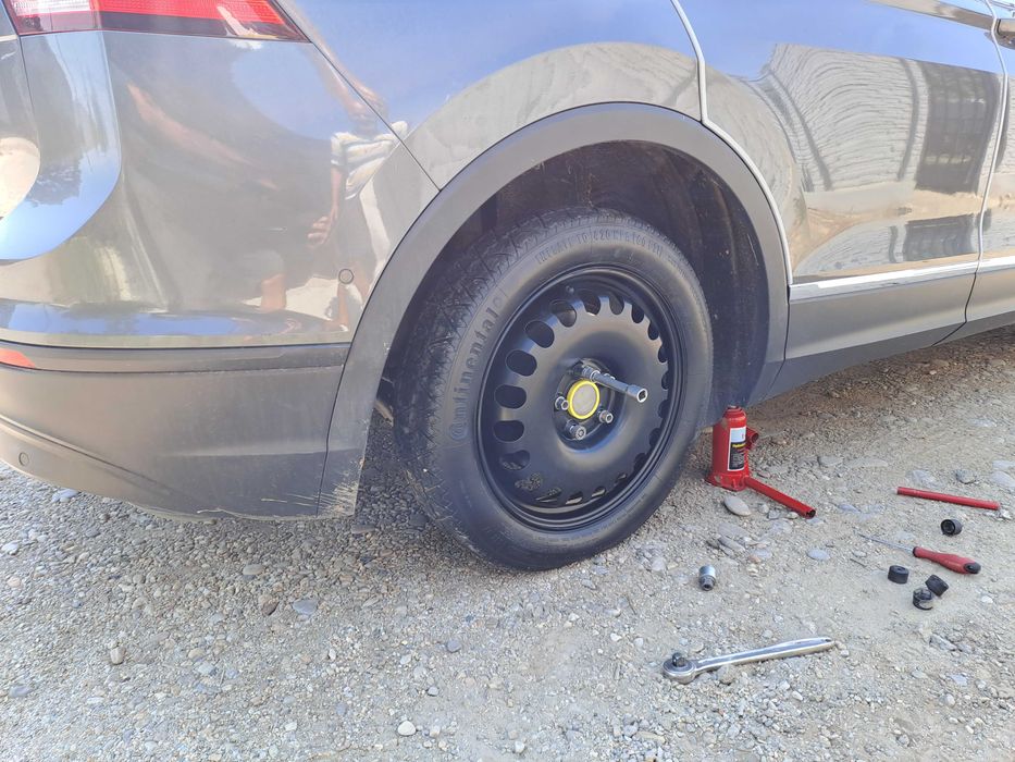 Roata de rezerva Slim Vw Tiguan 2 3 Audi Q3 Seat Ateca Skoda Karoq R17