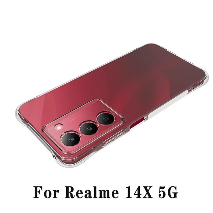 Realme Note 60 / 14X / Удароустойчив силиконов кейс с камера протектор