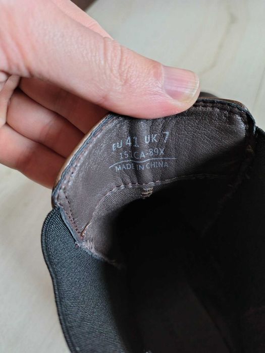 Ghete Reserved Premium Quality Leather ankle boots Size 41