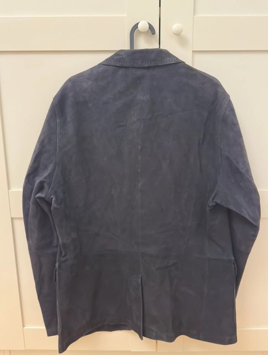 Sacou Massimo Dutti Piele Naturala Intoarsa Suede L 40