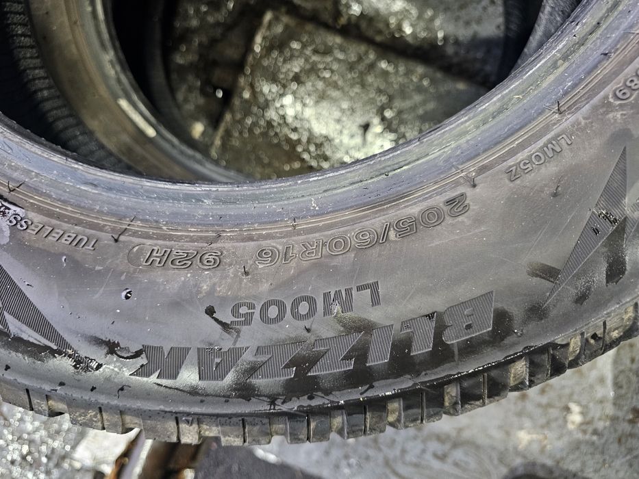 205 60 16 m+s bridgestone