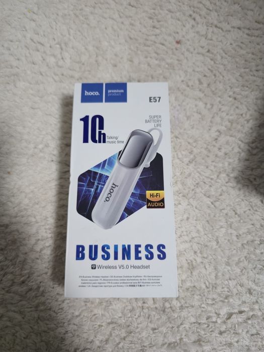 Casca Wireless Hoco E57, Bluetooth 5.0, Incarcare rapida, Microfon