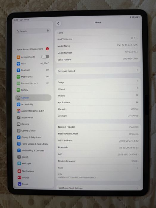 Ipad Air 13-inch (M2)