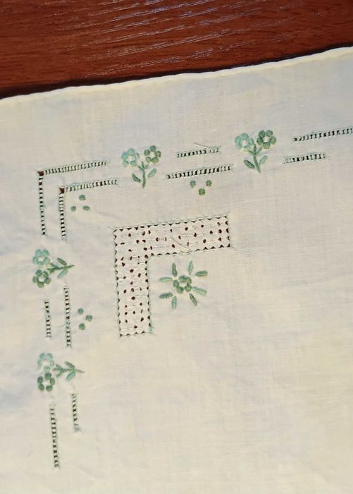 Старинные китайские салфетки с ручной вышивкой