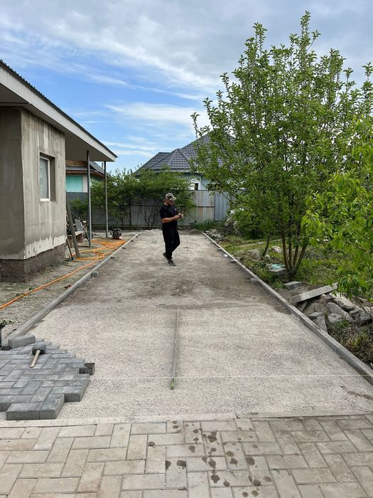 Укладка брусчатки