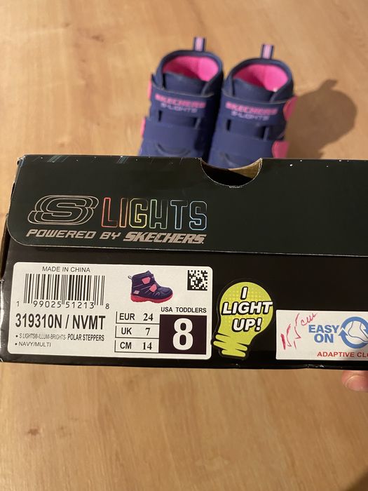 Ghete cu lumini Skechers marime 24