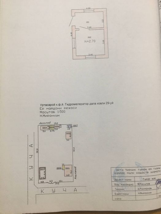 Продаётся участок 6 соток,Урта Сарайский р-н.