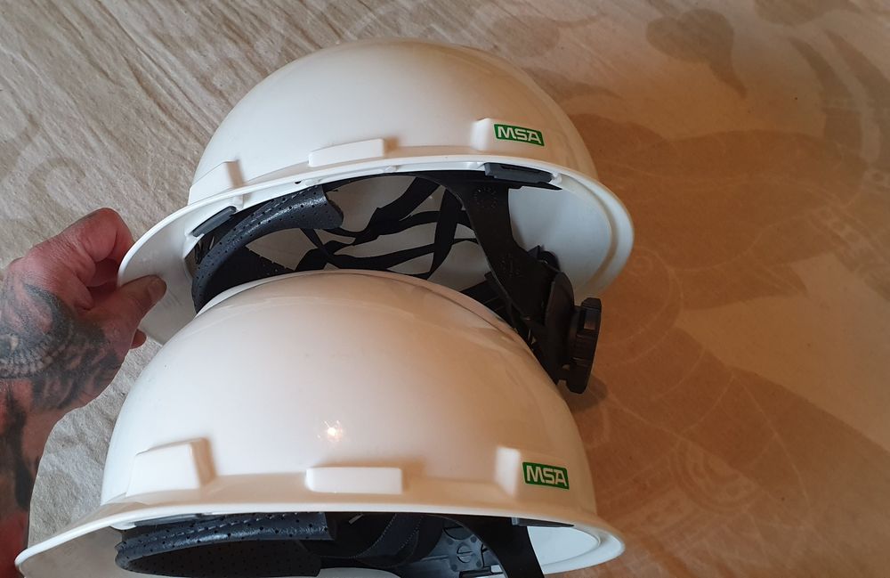 Cască de protecție reglabilă MSA V-Gard alba 1 bucata NOUA