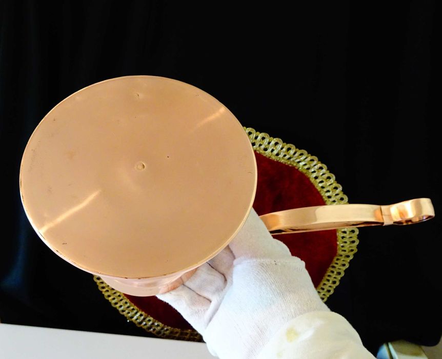 Медно джезве 650 мл.,дълга медна дръжка.