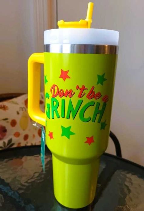 Cană termică din oțel inoxidabil GRINCH