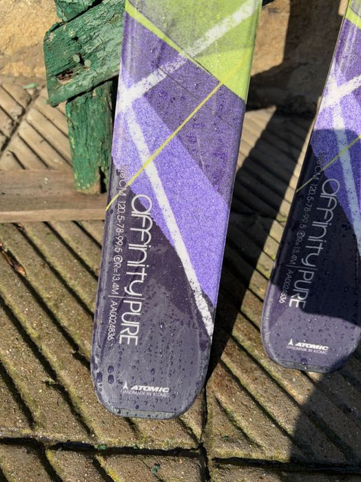 Ски Atomic affinity, обувки Dalbello panterra 120, Dynastar