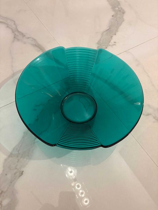 bol menaj verde mare smarald stil Memphis design Italia anii 1980