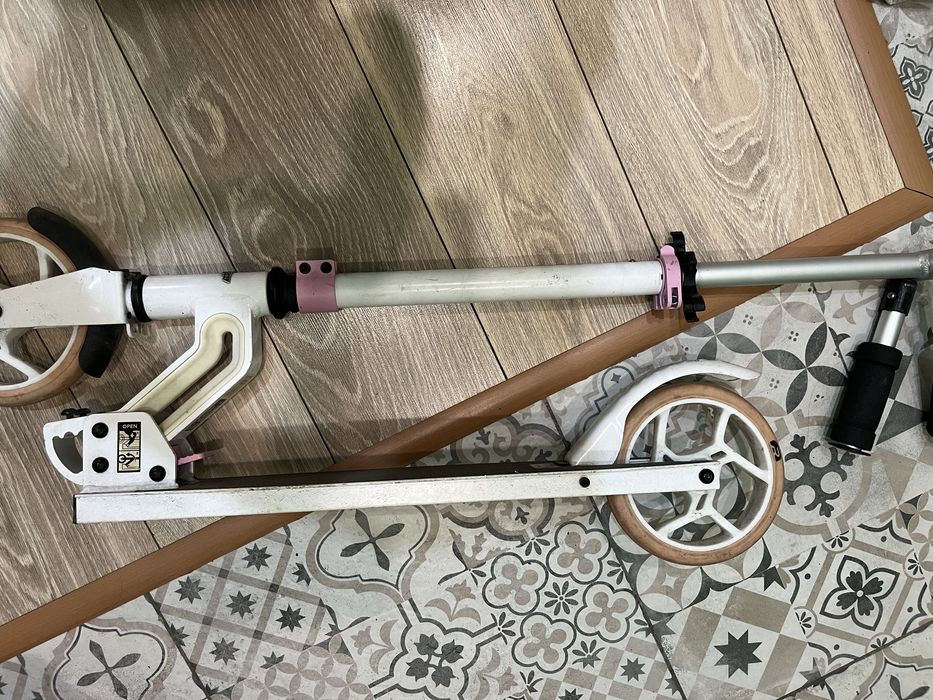 детский reaction железный самокат для девочки