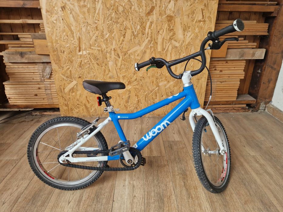 Idee cadou: Bicicletă copii Woom 3 - 16 inch - Albastru