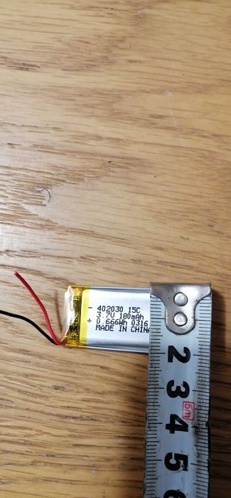 Батерия 3.7v 180mAh