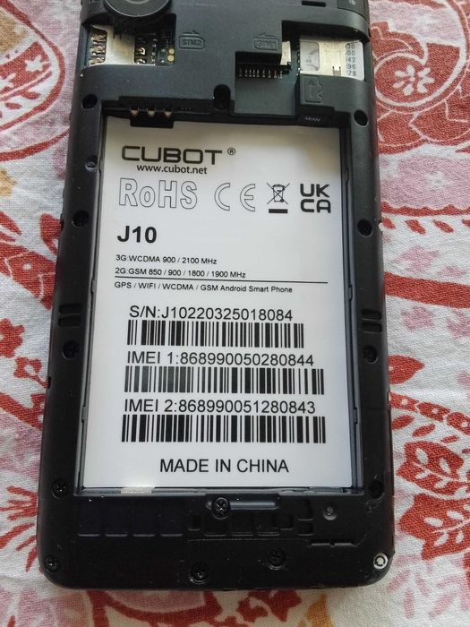 Мини смартфон Cubot J10 Dual SIM 32GB 1GB . Ползван само веднъж