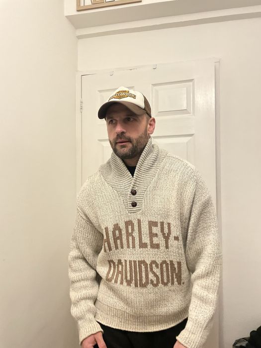 cardigan lana harley davidson XL