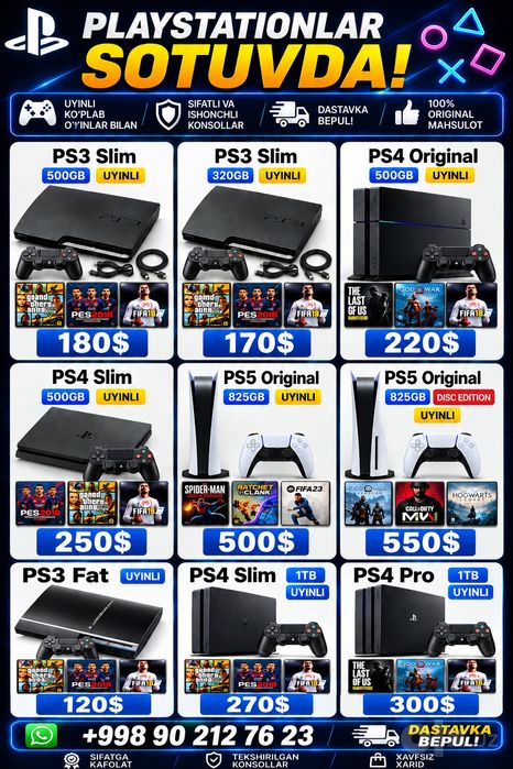 PlayStation 4 Pro 4k White Orginal + 18 Играми