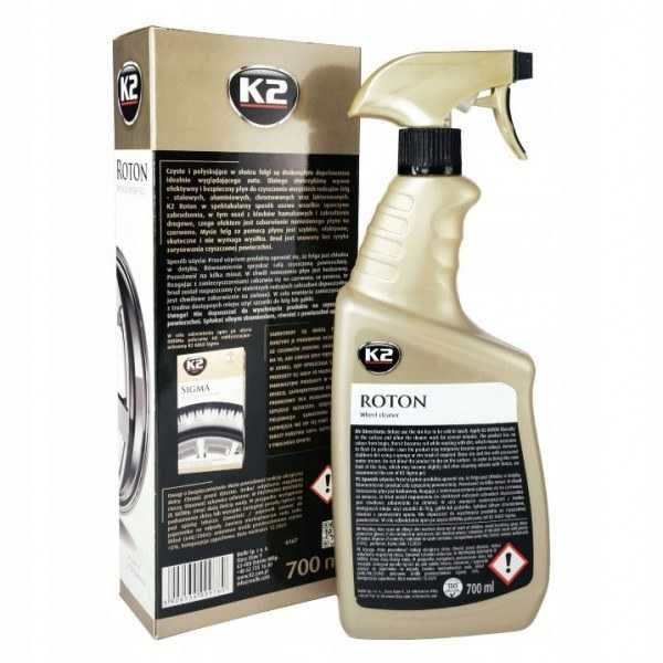 Препарат за почистване на джанти K2 ROTON (червен ефект) 700мл.