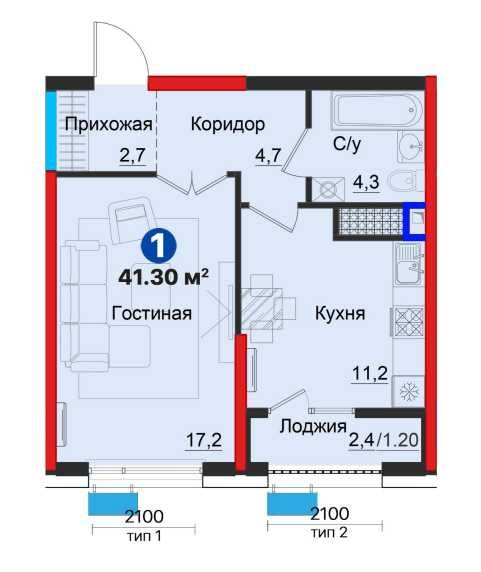 1-комн квартира на МЕТРО ЯНГИАБАД Со Скидкой -15%| КОМПЛЕКС СДАН  [KS]