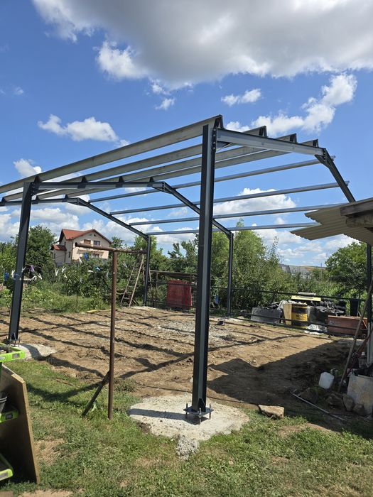 Vand sau schimb structuri metalice cu auto