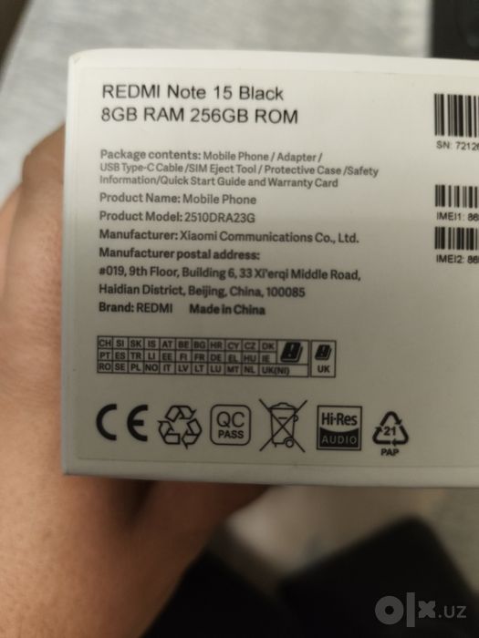 Продам Redmi note 15