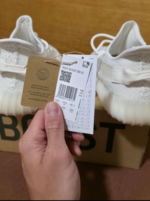 Adidas Yeezy Boost 350 V2 HQ6316 Größe 45 US 11 White