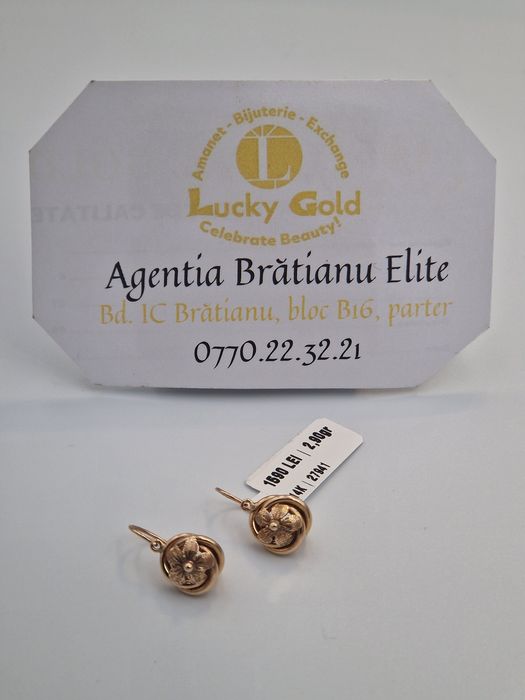 Cercei Aur14k 2,90gr cod 27941