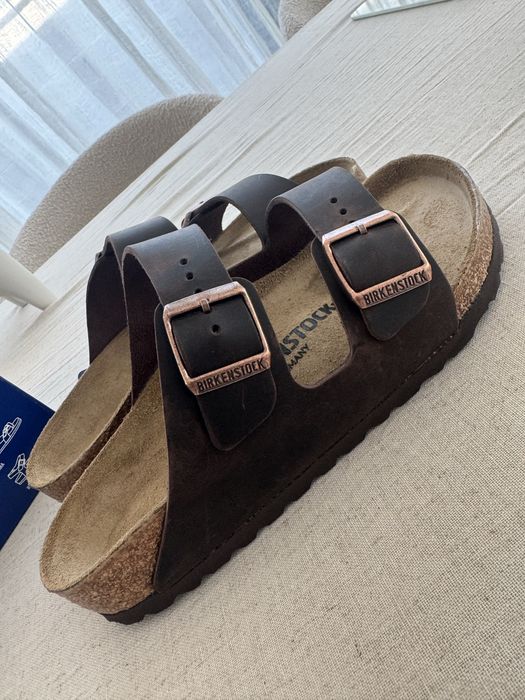 Birkenstock Arizona, 36, oiled Leather, Brown