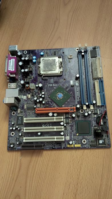 Материнская плата + Процессор сокет 775 ддр1